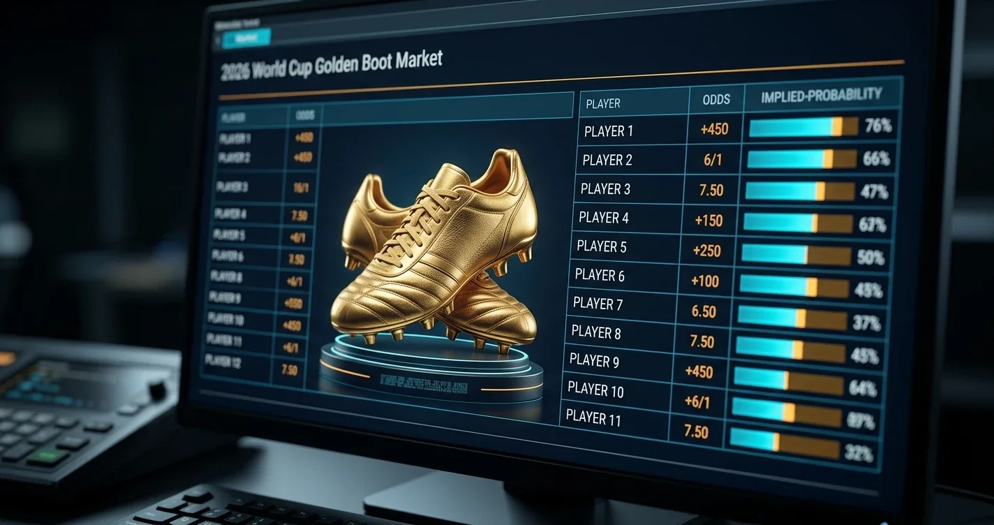 Tableau des cotes du Soulier d'or de la Coupe du Monde 2026